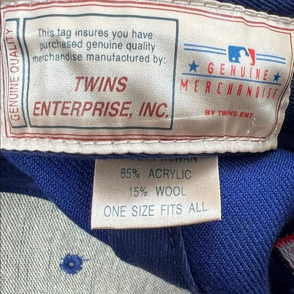 Vintage Chicago Cubs Craftsman wool blend baseball cap hat, New unworn condition